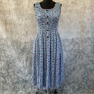 🪩Chic Floral Maxi Dress - Blue and Purple size M